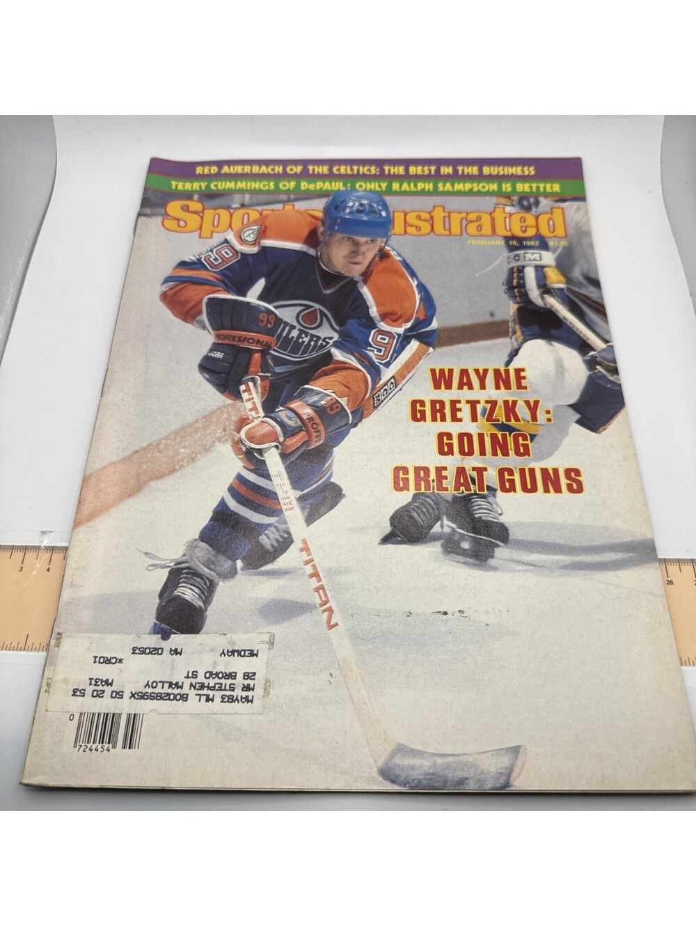 Sports Illustrated Magazine February 15, 1982 Wayne Gretzky Ice Hockey